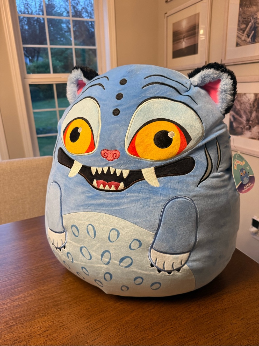 KPop Demon Hunters Derpy Tiger Squishmallows 20” Jumbo Plush Netflix NWT New